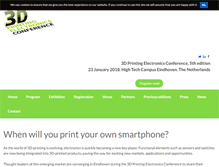 Tablet Screenshot of 3dprintingelectronicsconference.com